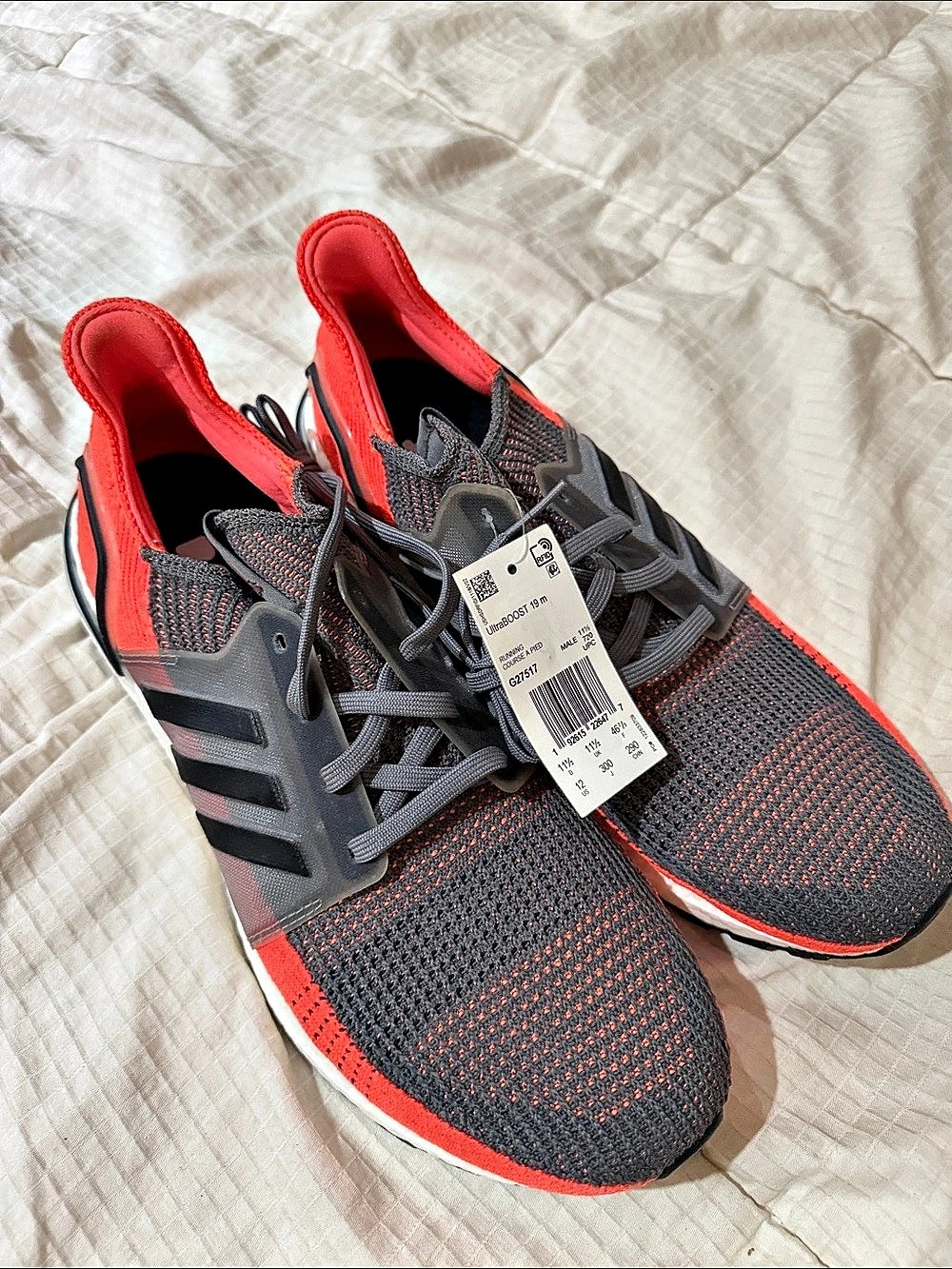 adidas UltraBOOST 19 Men's Black & Orange US 12